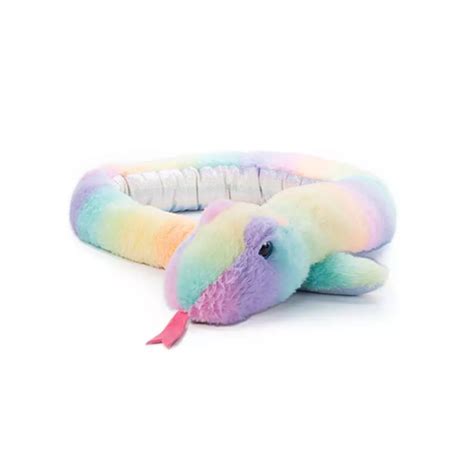 Buy Wholesale China 54 Inch Funny Rainbow Color Snake Plush Toy Stuffed Animal Fluffy Soft Plush ...