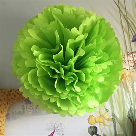 Large Paper Pom Poms Tissue Paper Pom Poms Paper Flowers - Etsy