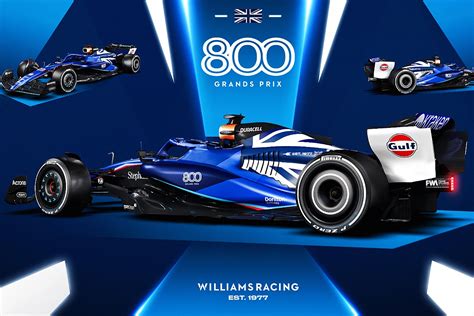 Williams unveils 800-race anniversary livery for British GP F1