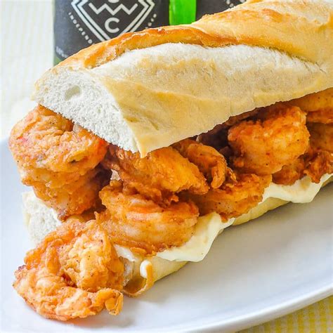 Southern Fried Shrimp Po' Boy - a sandwich classic!