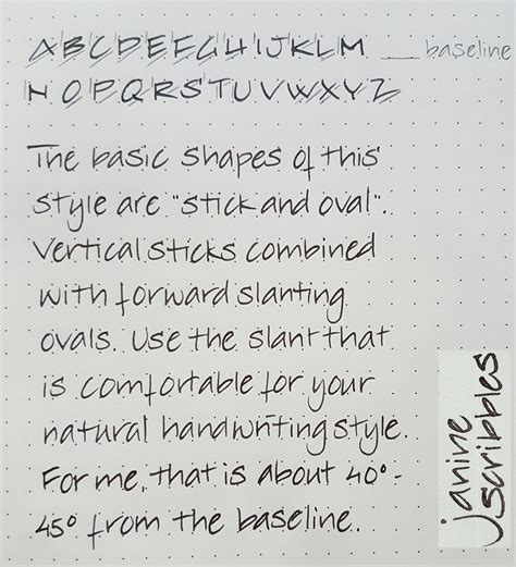 Handwriting Lettering Styles