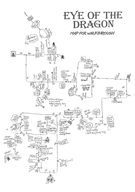 Fighting Fantasy - Eye of the Dragon, map by qpiii on DeviantArt