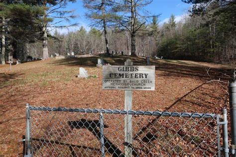 Gibbs Cemetery em Bald Creek, North Carolina – Cemitério Find a Grave