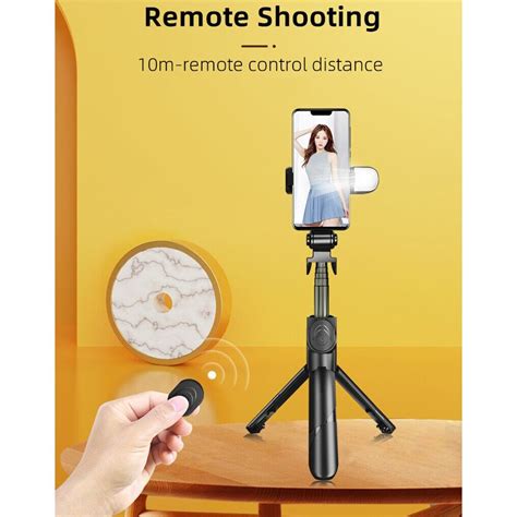 selfie stickTelescopic Monopod Tripod Selfie Stick With LED Light For iPhone Android Mobile ...