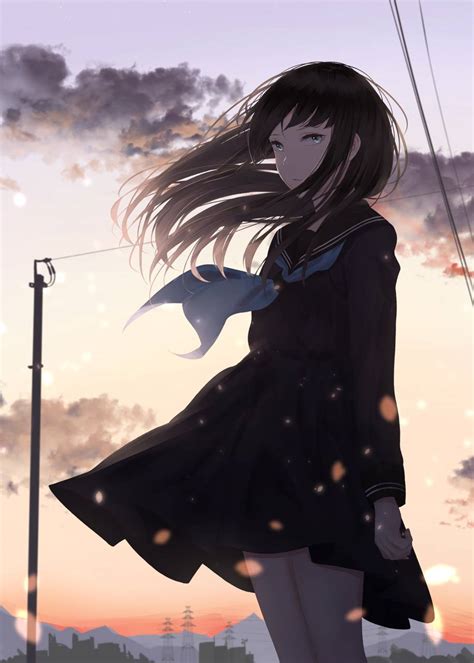 Sad Anime Girl Wallpapers - Top Free Sad Anime Girl Backgrounds - WallpaperAccess