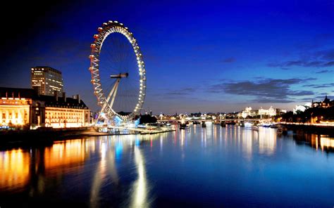 London Eye at Night Wallpaper | London eye, Du lịch london, London