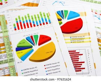 Sales Annual Report Graphs Diagrams Stock Photo 97631624 | Shutterstock