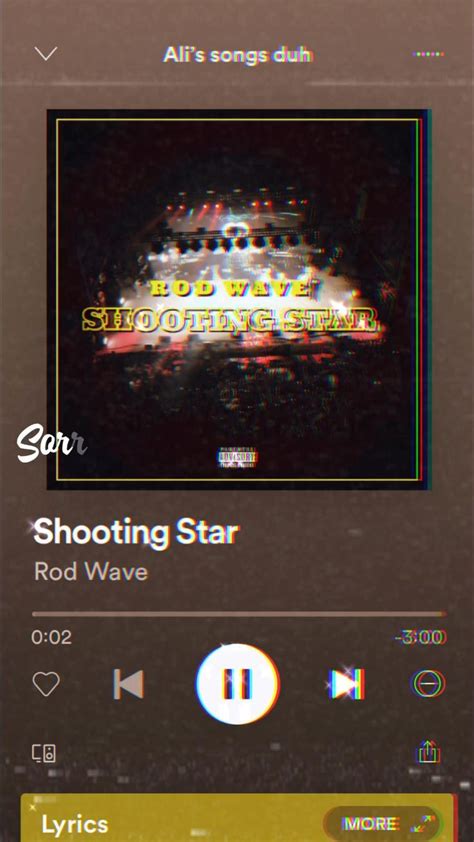 Shooting star Rod wave | Songs, Shooting stars, Waves