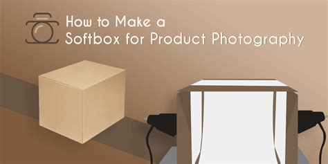 How To Make A Softbox For Product Photography | Tradexcel Graphics