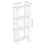 HEJNE shelf unit, softwood, 78x31x171 cm (303/4x121/4x673/8") - IKEA CA