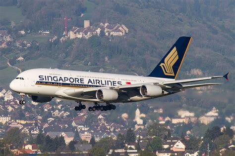 Singapore Airlines A380 Approaching Zurich Airport | Aircraft Wallpaper Galleries