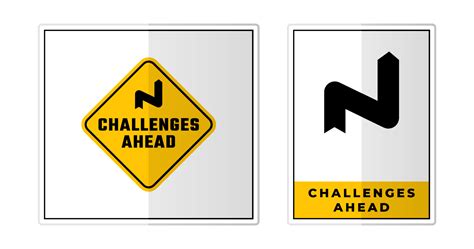 Challenges Ahead Sign Label Symbol Icon Vector Illustration 21369596 Vector Art at Vecteezy