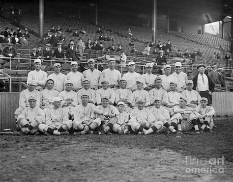 Portrait Of 1916 Boston Red Sox Team by Bettmann