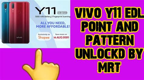 vivo y11 edl point pattern unlock by mrt - YouTube