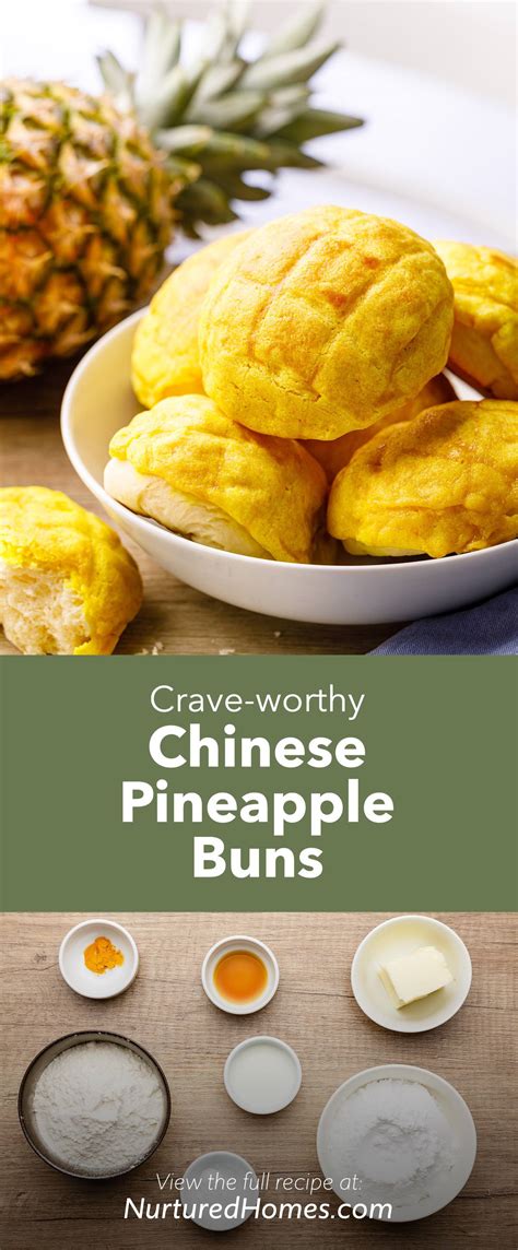 Authentic Chinese Pineapple Bun Recipe (Bolo Bao) - Nurtured Homes