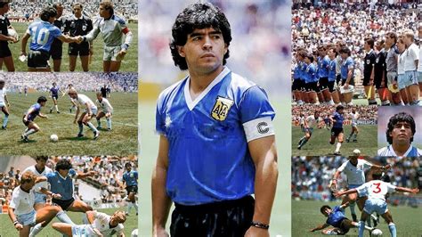 Diego Maradona Argentina V England World Cup Mexico City 1986 Images ...