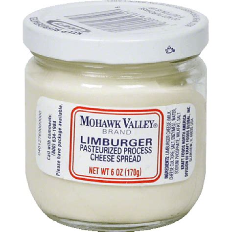 Mohawk Valley Cheese Spread, Pasteurized Process, Limburger | Dairy ...