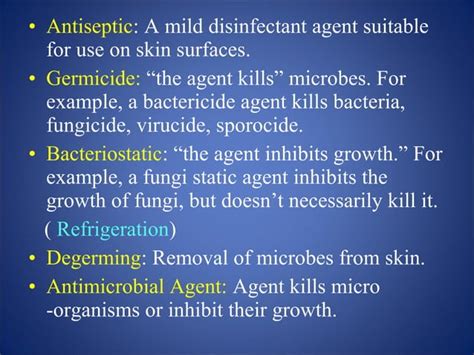 Control of Microorganisms Various Physical & Chemical Methods