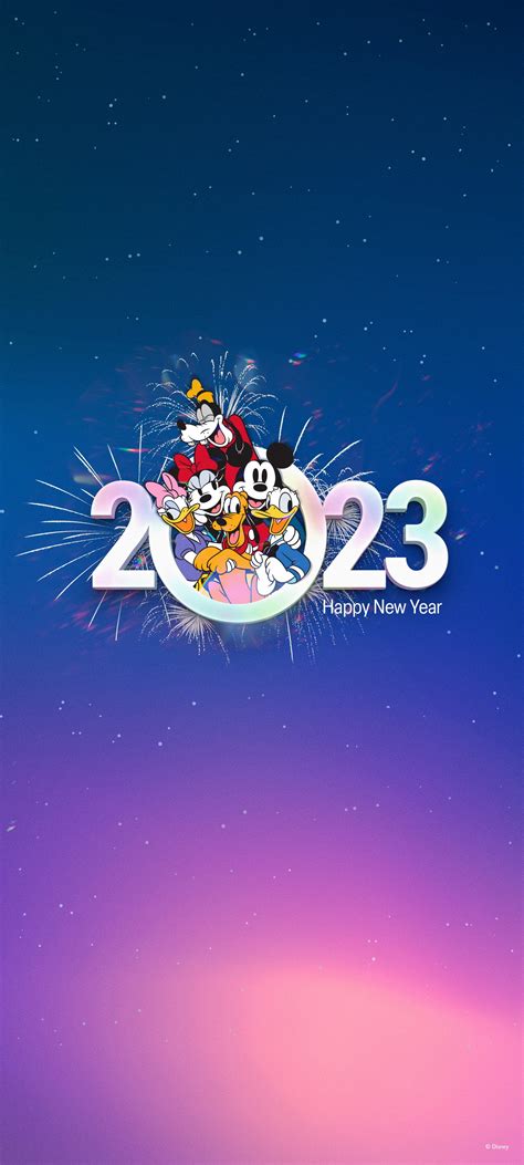 Happy New Year 2023 Wallpaper – iPhone/Android/Apple Watch | Disney ...