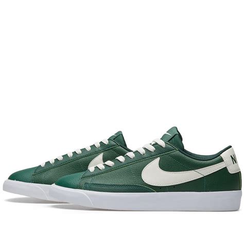 Nike Blazer Low Leather in Green for Men - Lyst