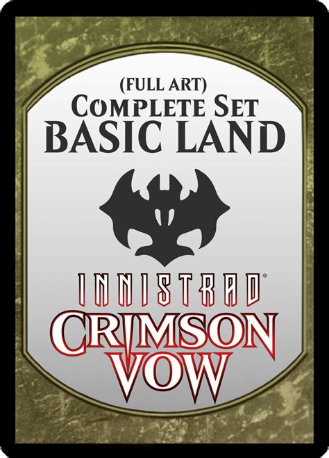 Innistrad: Crimson Vow | Full Art Basic Land Set Innistrad: Crimson Vow ...