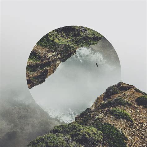 Calm And Soothing Geometric Landscape Photo Manipulations By Witchoria | DeMilked