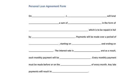 FREE 8+ Personal Loan Agreement Forms in PDF | MS Word