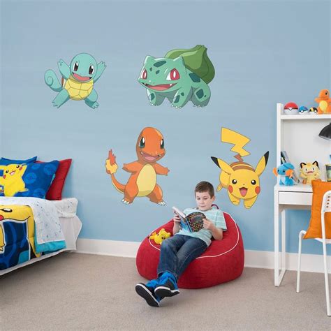 Pokémon Favorites Collection Wall Decals | Kids room paint, Boys room ...