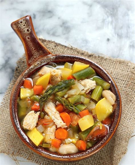 Spring Chicken Vegetable Soup - Baker by Nature