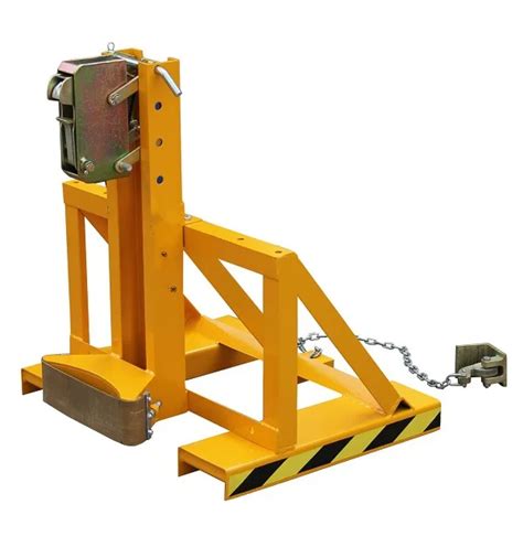 Forklift Attachment Oil Drum Lifting Clamp Capacity 500kg Steel/plastic ...