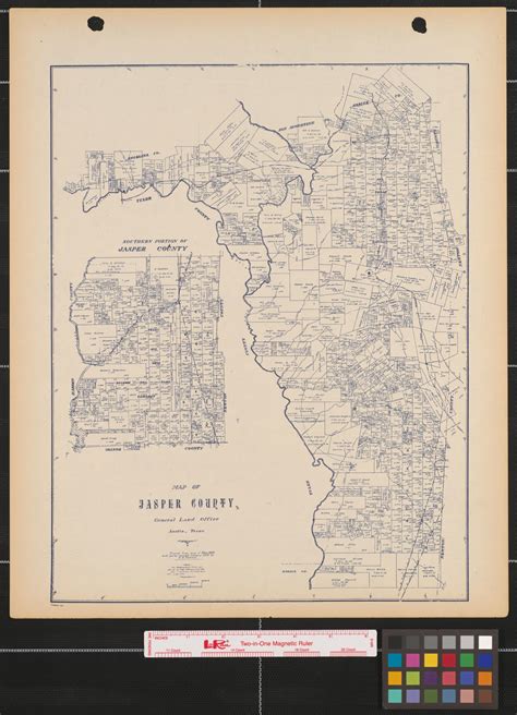 Map of Jasper County. - The Portal to Texas History