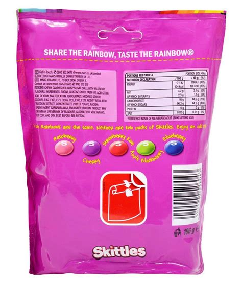 Skittles Wild Berry Assorted Chocolates 196 g: Buy Skittles Wild Berry ...