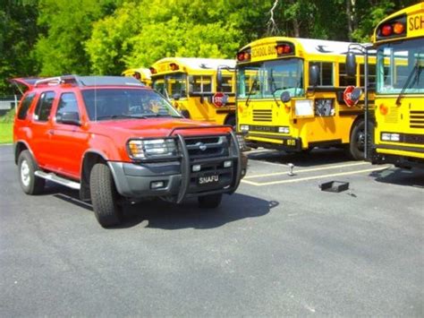 school bus security camera installation on site