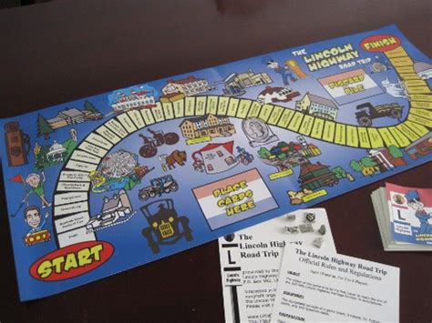 The Lincoln Highway Road Trip Board Game | Purple Pawn