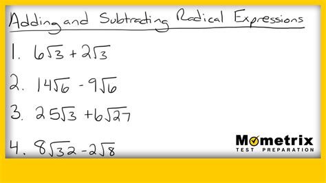 Adding and Subtracting Radical Expressions (PQ Video)