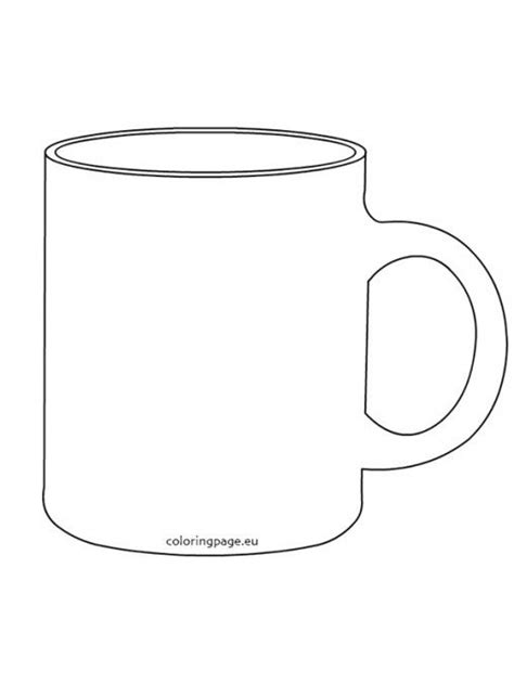 Coffee Cup Coloring Page - Richard McNary's Coloring Pages