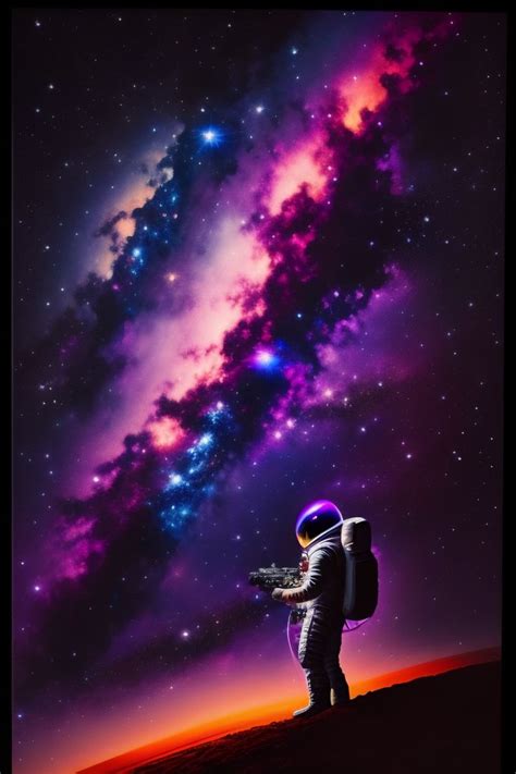 Space, astronaut, milkyway, galaxy Art, Retro, Iphone, Wallpapers ...