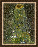 Gustav Klimt The Sunflower painting anysize 50% off - The Sunflower painting for sale