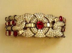 Ruby and diamond bracelet | British Museum European around 1… | Flickr