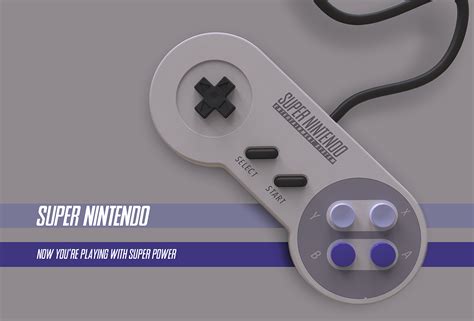 SNES Controller on Behance