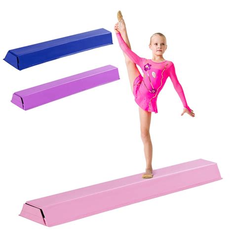 4FT PU Folding Floor Balance Beam Sports Gymnastics Skill Performance ...