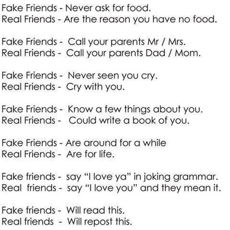 Fake Friends Vs Real Friends Pictures, Photos, and Images for Facebook ...