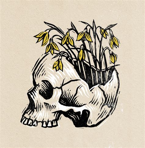 Woodcut style spot illustrations :: Behance