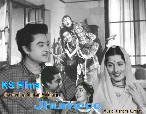 Jhumroo (1961) Movie Poster | Kishore Kumar & Madhubala | Bollywood ...