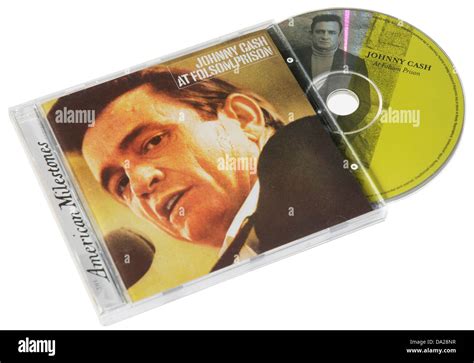 Johnny Cash Live at Folsom Prison album on CD Stock Photo - Alamy