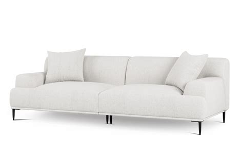 Valencia Kotor modern fabric Sectional Sofa, White