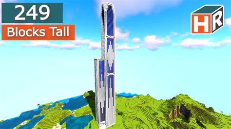 How to Build a Skyscraper in Minecraft Tutorial - Futuristic - Art Decco 1.18+ - YouTube