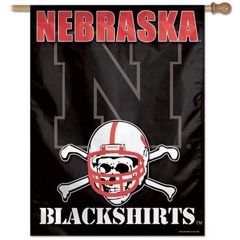 Nebraska Cornhuskers 27"x37" Banner - Blackshirts | Nebraska huskers, Blackshirts, Nebraska