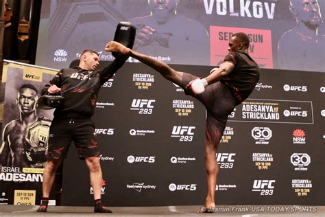 Israel Adesanya, UFC 293 open workout 55 | MMA Junkie