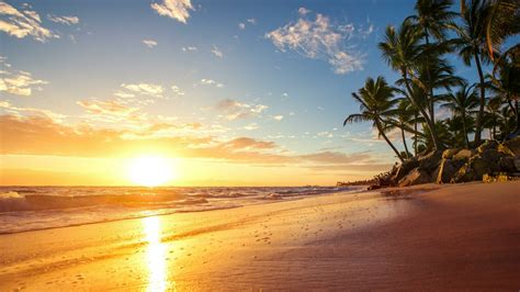 Tropical Beach Wallpaper Sunrise - Tropical Beach Screensavers and Wallpaper (67+ images ...